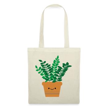 Cute Green Pals Design "Lucky Feather" - Tote Bag - nature - Front