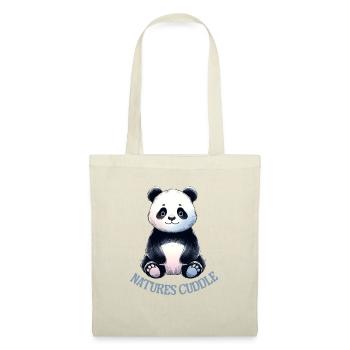 Panda Cuddle Moment - Tote Bag - nature - Front