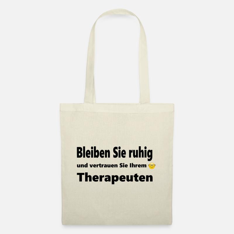 Therapeut mit Durchblick - Stoffbeutel - Natur