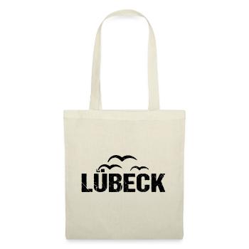 Lübeck Möwen Hansestadt - Stoffbeutel - Natur - Vorne
