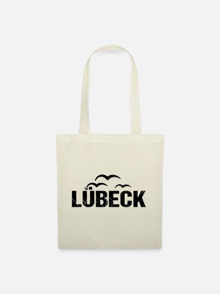 Lübeck Möwen Hansestadt - Stoffbeutel - Natur