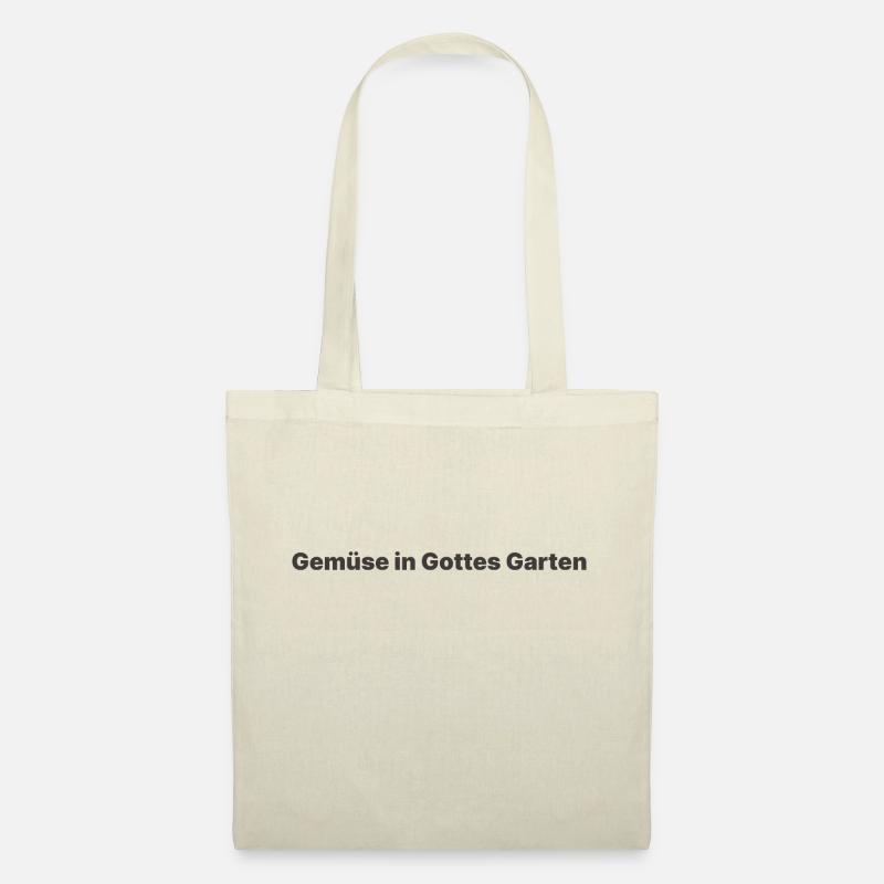 Gemüse in Gottes Garten - Stoffbeutel - Natur