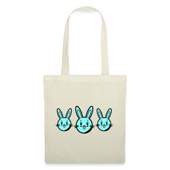 Hase Ostern Symbol - Stoffbeutel - Natur - Vorne