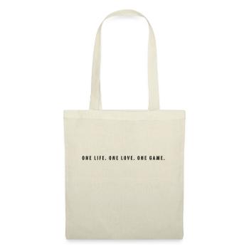 one life. one love. one game. basketball - Sac en tissu - nature - Devant