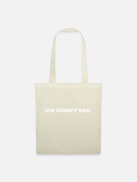 ich schaff das - Stoffbeutel - Natur