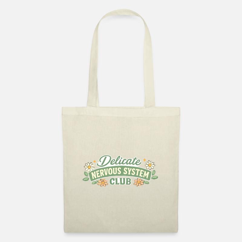 Mental Wellness Delicate Nervous System Club - Stoffbeutel - Natur