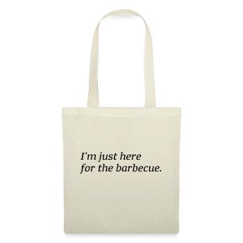I'm just here for the barbecue - Sac en tissu - nature - Devant