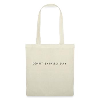 Donut Skip Leg Day - Sac en tissu - nature - Devant