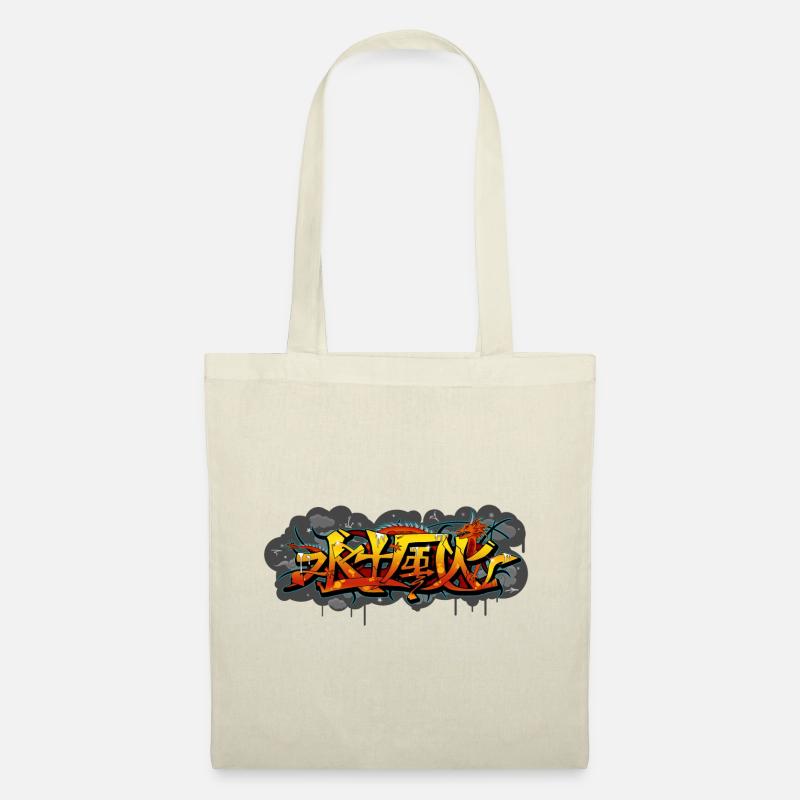 4 Elemente - Stoffbeutel - Natur