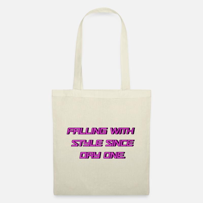 Falling with Style since Day One 💥 - Tote Bag - nature