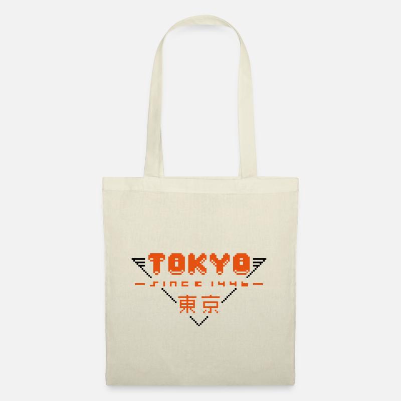 pixel tokyo - Stoffbeutel - Natur