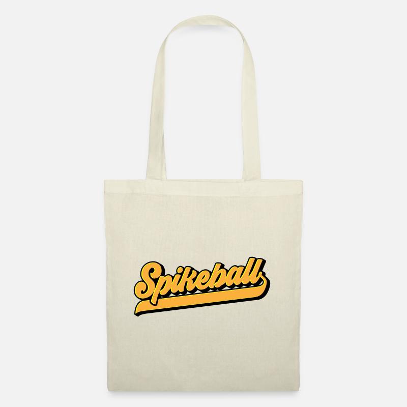 Farben änderbar | Spikeball Spike Ball Roundnet - Stoffbeutel - Natur
