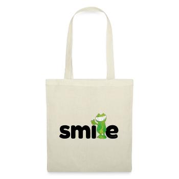 Janosch Günter Kastenfrosch Smile-Design - Stoffbeutel - Natur - Vorne