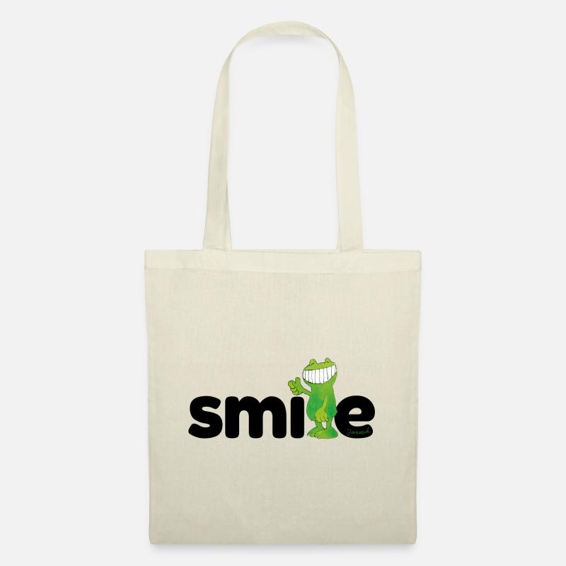 Janosch Günter Kastenfrosch Smile-Design - Stoffbeutel - Natur