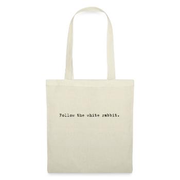 Follow the white rabbit Programming Informatique - Sac en tissu - nature - Devant