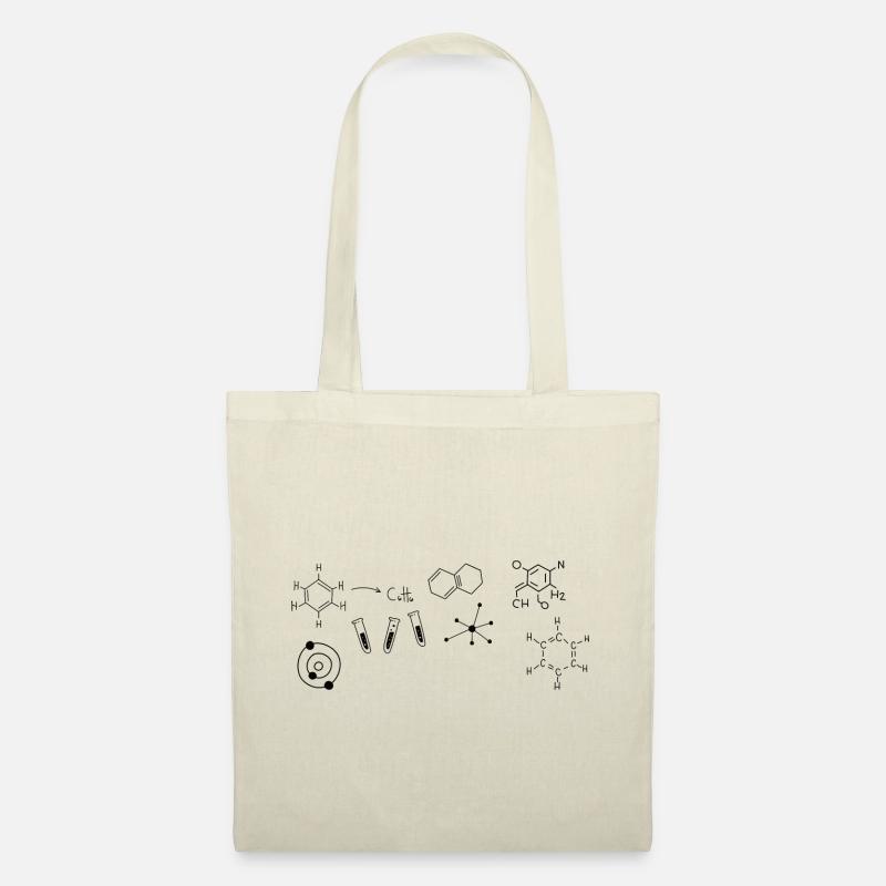 Chimie Formules structurelles - Sac en tissu - nature