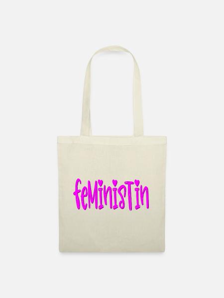 Feministin - Stoffbeutel - Natur