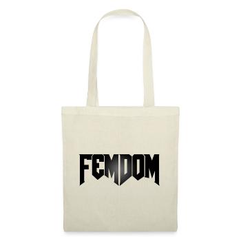 Femdoom - Stoffbeutel - Natur - Vorne