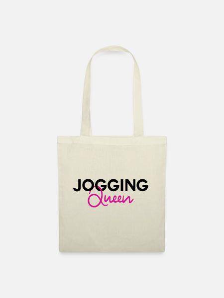 Jogging Queen - Stoffbeutel - Natur