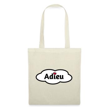 Adieu - Stoffbeutel - Natur - Vorne
