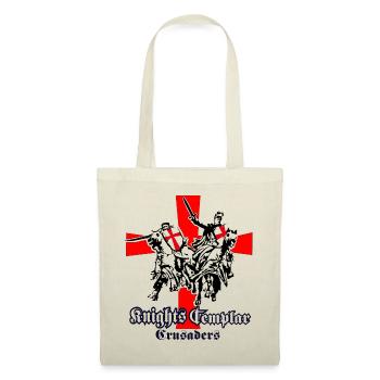knights templar Holy Crusaders - Sac en tissu - nature - Devant