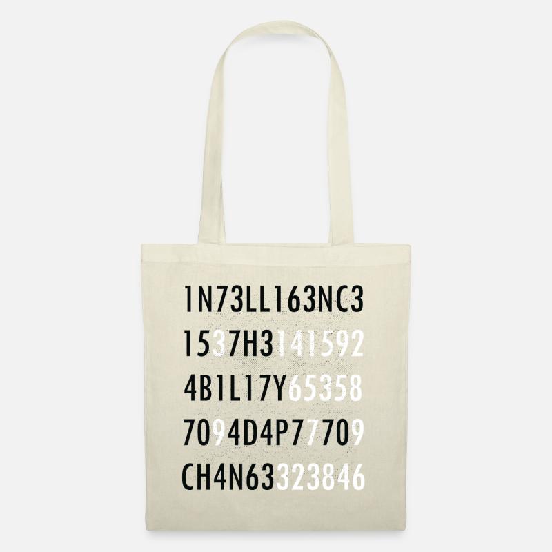 Intelligence-Citation de science intelligence nerd - Sac en tissu - nature