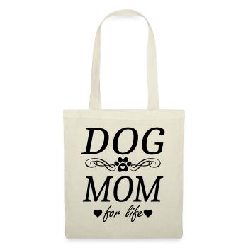 Dog mom for life - Tote Bag - nature - Front