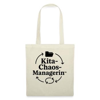 Kita-Chaos-Managerin - Stoffbeutel - Natur - Vorne