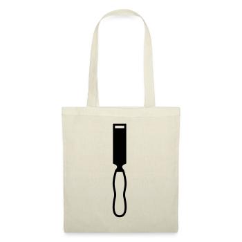 Symbole de ciseau - Sac en tissu - nature - Devant