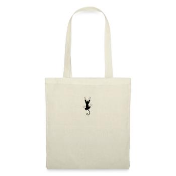 MAUVAIS CHAT NOIR - Sac en tissu - nature - Devant