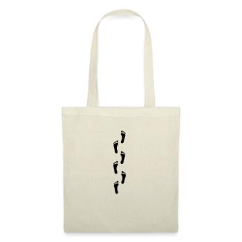 footprints, footprint - Tote Bag - nature - Front