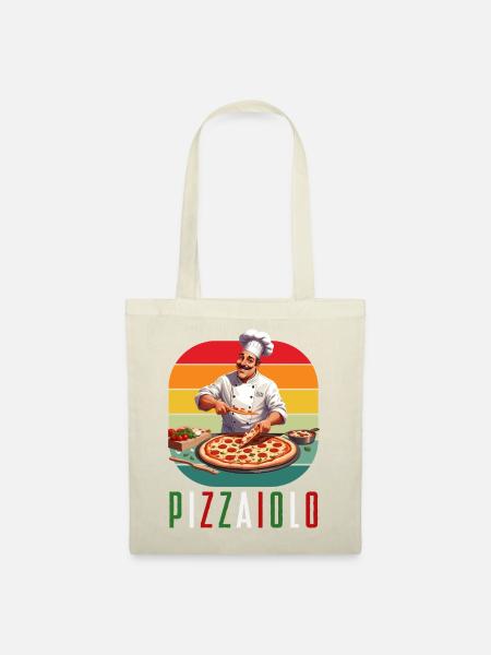 Pizzaiolo Pizza Bäcker Italienische Küche - Stoffbeutel - Natur