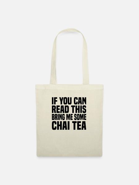 Chai tee latte - Stoffbeutel - Natur