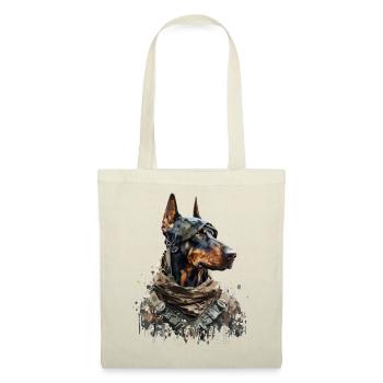 Doberman as a soldier - Tote Bag - nature - Front