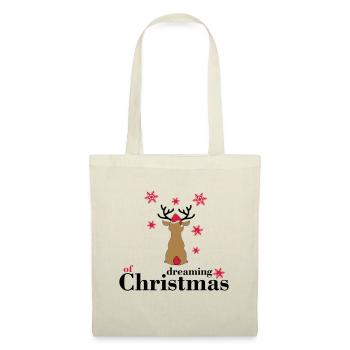 Jour de Noël - Sac en tissu - nature - Devant