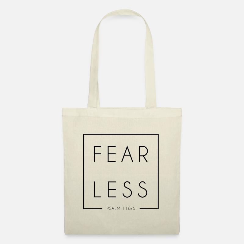 FEARLESS - Sac en tissu - nature