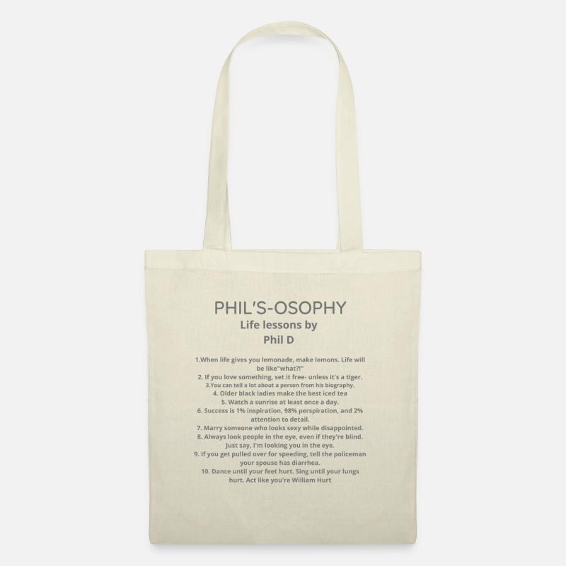 PHIL S OSOPHY phil d - Stoffbeutel - Natur