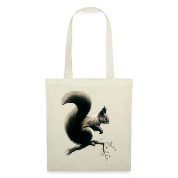 Squirrel on branch - Tote Bag - nature - Front