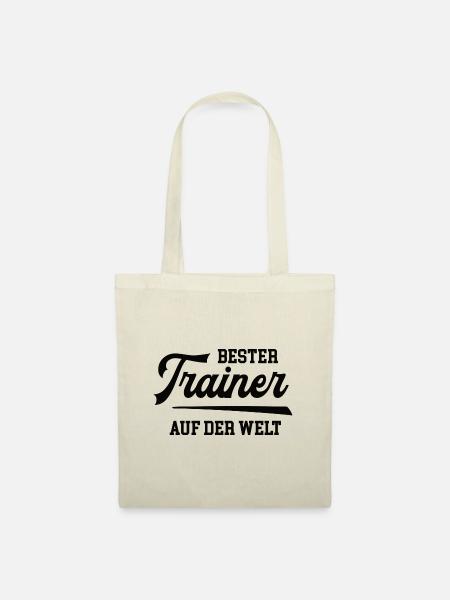 Bester Trainer Danke Geburtstag Abschied Lehrer - Stoffbeutel - Natur