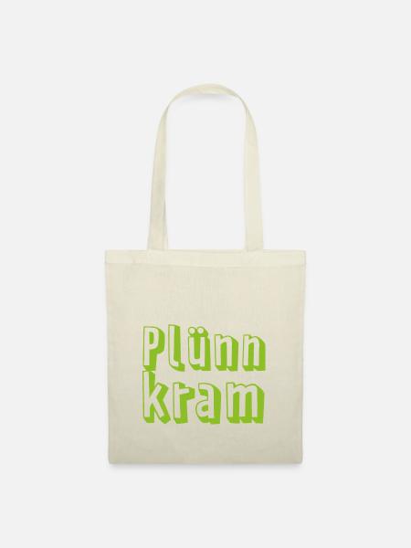 Plünnkram grun - Stoffbeutel - Natur