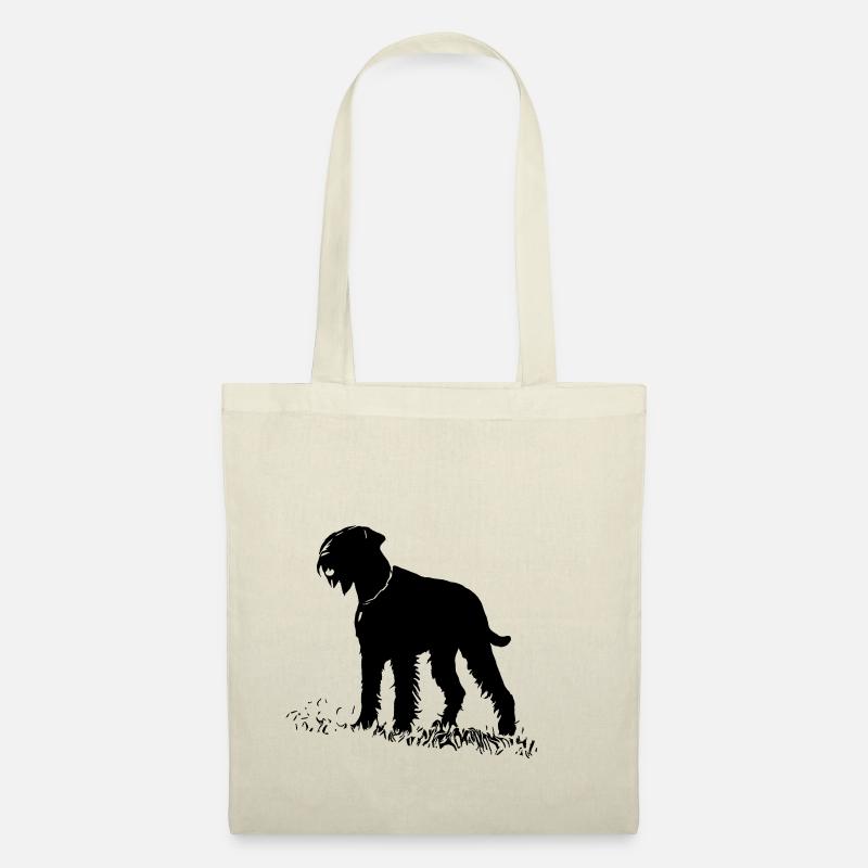 Riesenschnauzer / Schnauzer Hunde Design Geschenk - Stoffbeutel - Natur