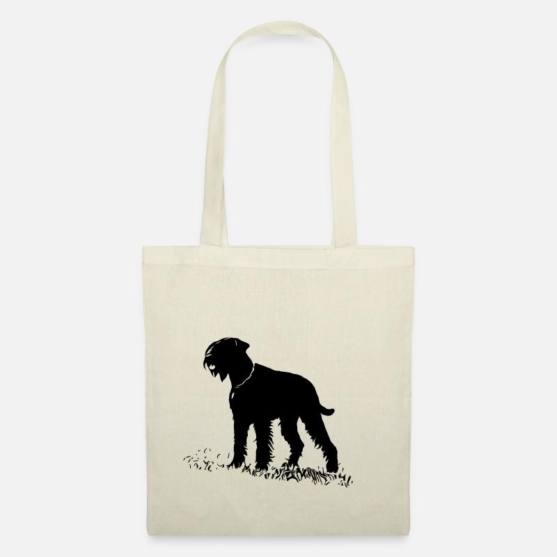 Riesenschnauzer / Schnauzer Hunde Design Geschenk - Stoffbeutel - Natur