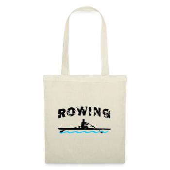 Aviron, Aviron, Rameur - Sac en tissu - nature - Devant