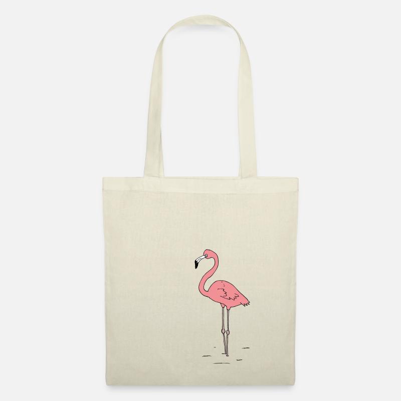 Flamingo - Stoffbeutel - Natur