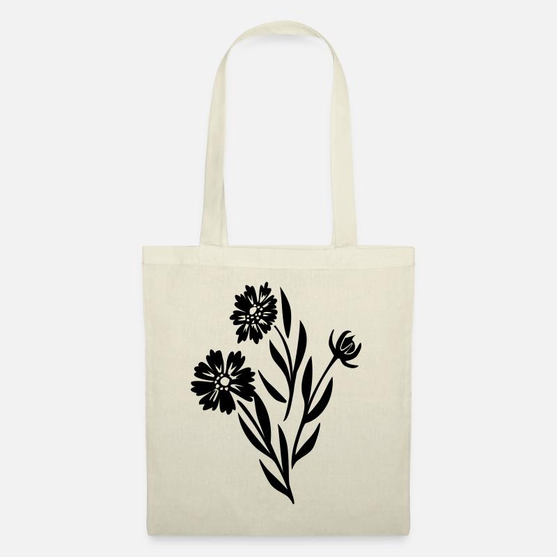 Blumen Blumenkind flower fleur Geschenkidee - Stoffbeutel - Natur