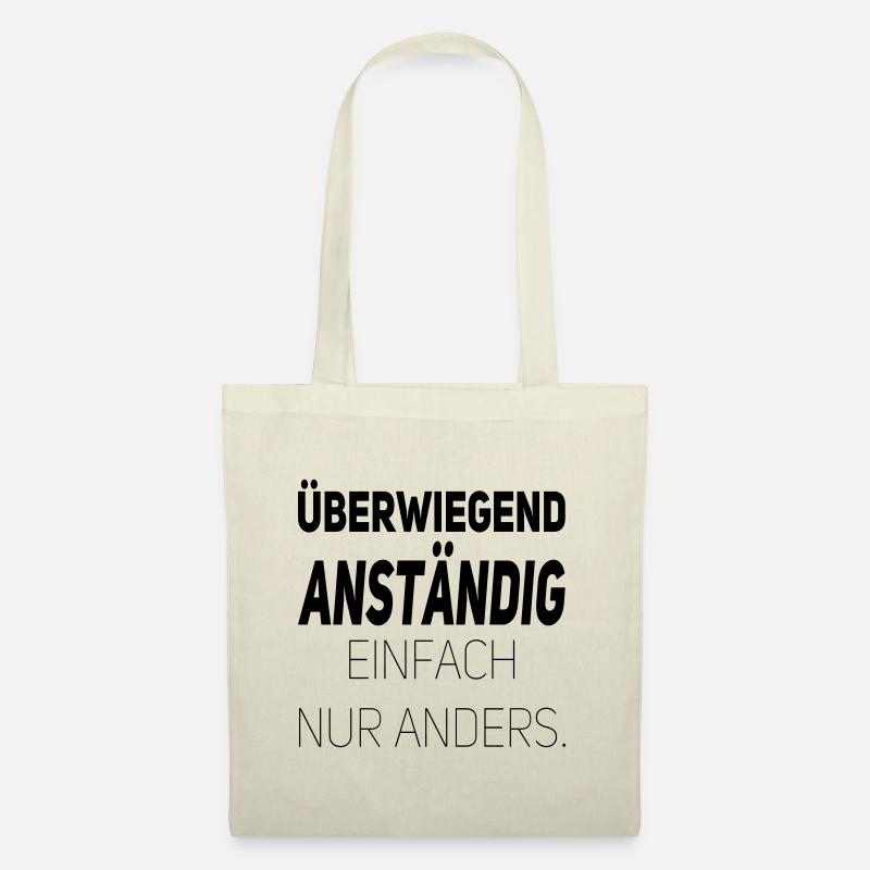 Anständig einfach nur anders - Stoffbeutel - Natur