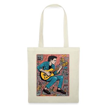 Guitar Guy: Kunst trifft Musik - Stoffbeutel - Natur - Vorne