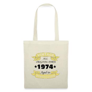 Vintage 1974 50 Years Aged to Perfection - Tote Bag - nature - Front