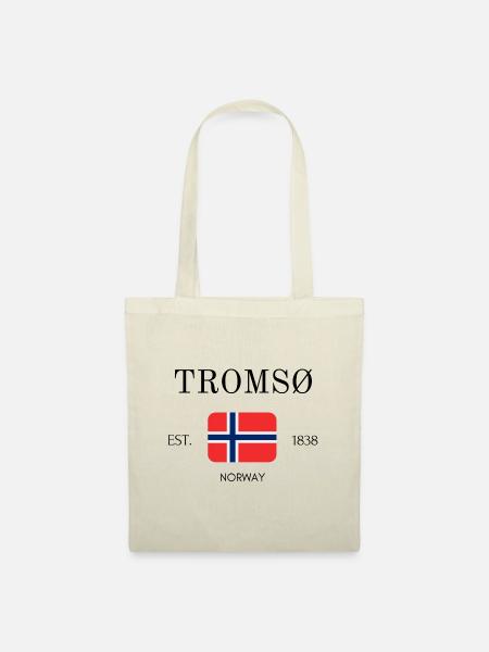 Tromso - Troms - Norwegen - Souvenir - Reise - Stoffbeutel - Natur