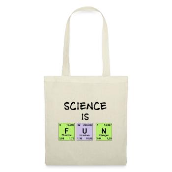 La science est amusante - Sac en tissu - nature - Devant